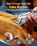 Dog Clippers Grooming Kit for Thick Coats and Heavy Duty