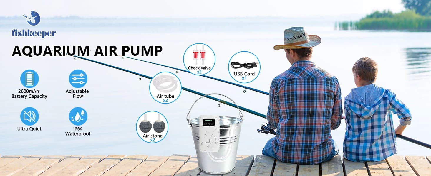 Battery Powered Aquarium Air Pump — product details