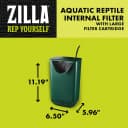 Aquatic Reptile Internal Filter for Turtles and Amphibians