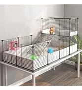 Guinea Pig Cage — Indoor Habitat Cage with Waterproof Plastic Bottom — collection imagery