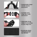 Pitbull Dog Muzzle Reflective Metal Mask Secure Wire Basket Muzzles for Large Sized Dogs Amstaff Soft Cage to