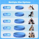 Foldable Dog Pool with Sprinkler and RGB LED Light