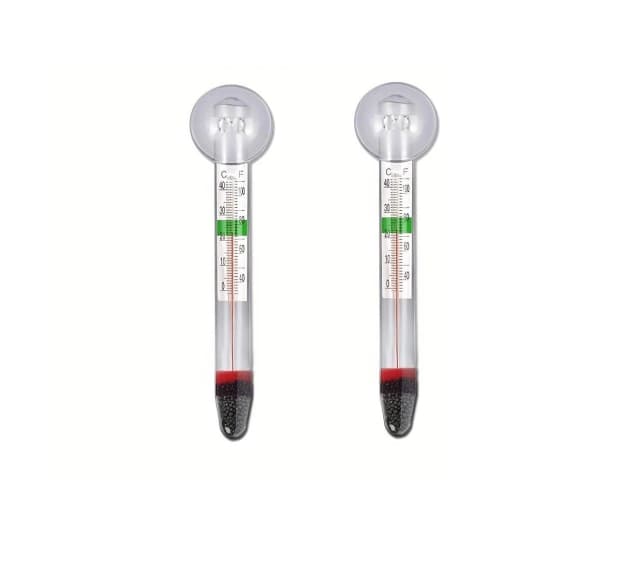 LABO Floating Aquarium Thermometer – Glass — Mercury-Free Fish Tank Thermometer