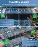 Aquarium Fish Breeding Box Acrylic Hatchery Incubator Tank with Suction Cups Medium Isolation Box for Baby Fish — Pattern Name: Medium