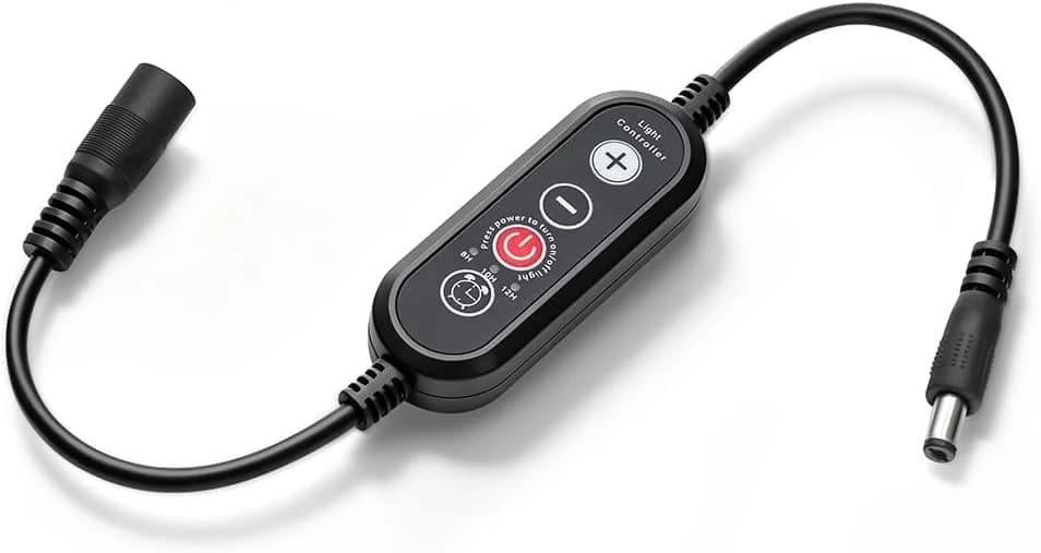 Aquarium Light Timer Dimmer Simulating Sunrise Sunset with Adjustment Brightness Timer 8/10/12h for 5-24V DC