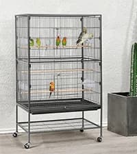 64-Inch Open Top Bird Cage for Parakeets and Cockatiels — collection imagery
