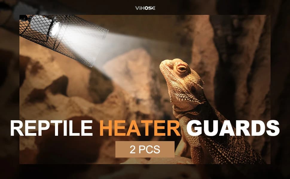 2 Pcs Reptile Heat Lamp Guard Anti Scald — product details