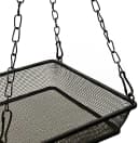 Hanging Bird Feeder Tray Platform Metal Mesh Seed Tray for Bird Feeding Outdoor Garden Decoration for Backyard