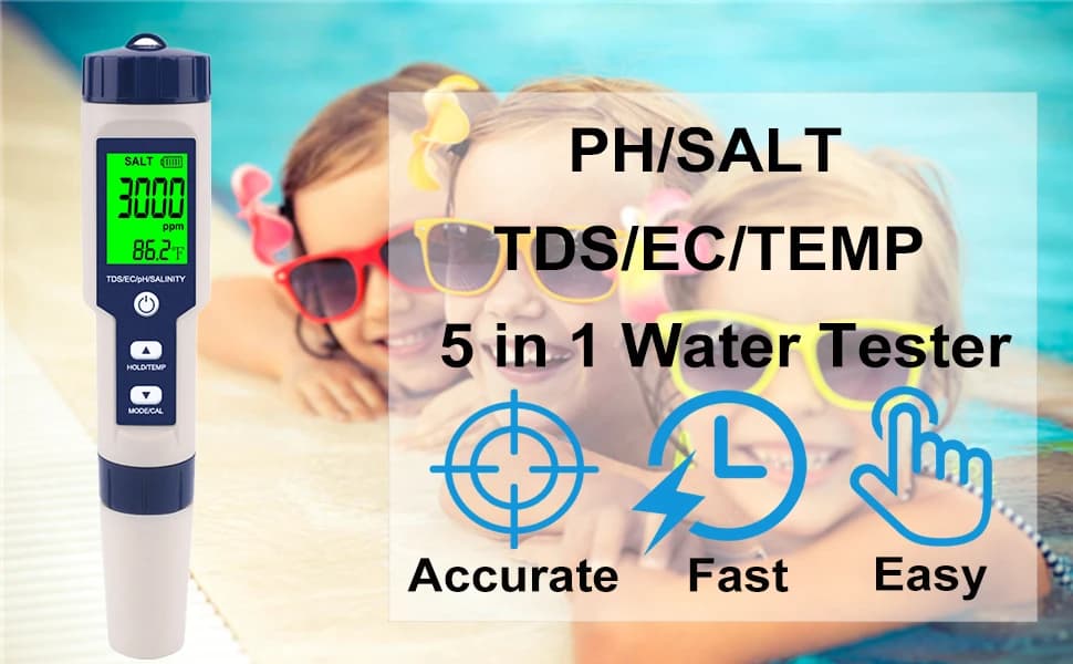 Pool Salt Tester and PH Meter — product details