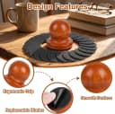 31 Pcs Dog Nail File, Wooden Manual Dog and Cat Nail Filer for Scratch Board with 30 Replaceable Discs