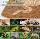 10 Pcs Reptile Carpet 12x12 Inch Coconut Fiber Mat for Tank Bedding