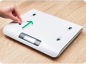 Wiggle-Proof Digital Pet Scale for Cats — Attach The Tray