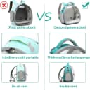 Portable Travel pet Backpack Carrier Hamster Bag Guinea Pig Bird Small Dog and Cat Turtle Carrier Rabbit Cage