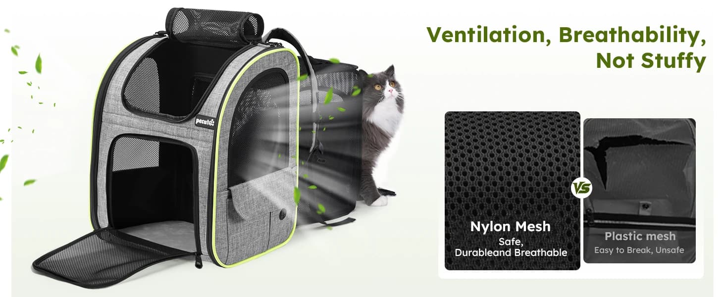 Cat Backpack Expandable — Cat Carrier Backpack with Breathable Window — collection imagery