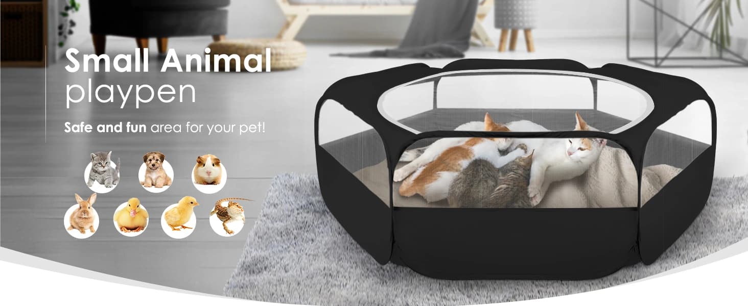Small Animal Playpen — Waterproof Foldable Pet Playpen — product details