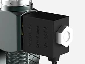 Mini Aquarium CO₂ Regulator Kit for CGA320 Side Open CO2 Cylinder — DC 12V High-Perf Solenoid