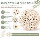 Bird Toys Sola Balls 2.36'' - 6PCS — Bird Foraging Toy
