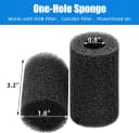 6-Pack Pre-Filter Sponge for Aquarium Shrimp Fry Fish Tank Filter 0.8” Intake
