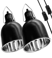 Reptile Light Fixture — 2 Packs 5.5 Inch Deep Dome Lampshade — collection imagery