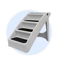 CozyUp Bed Ramp - Supports Pets Back and Joints - High Traction Carpet Surface - Furniture-Grade Wood - Cherry — collection imagery