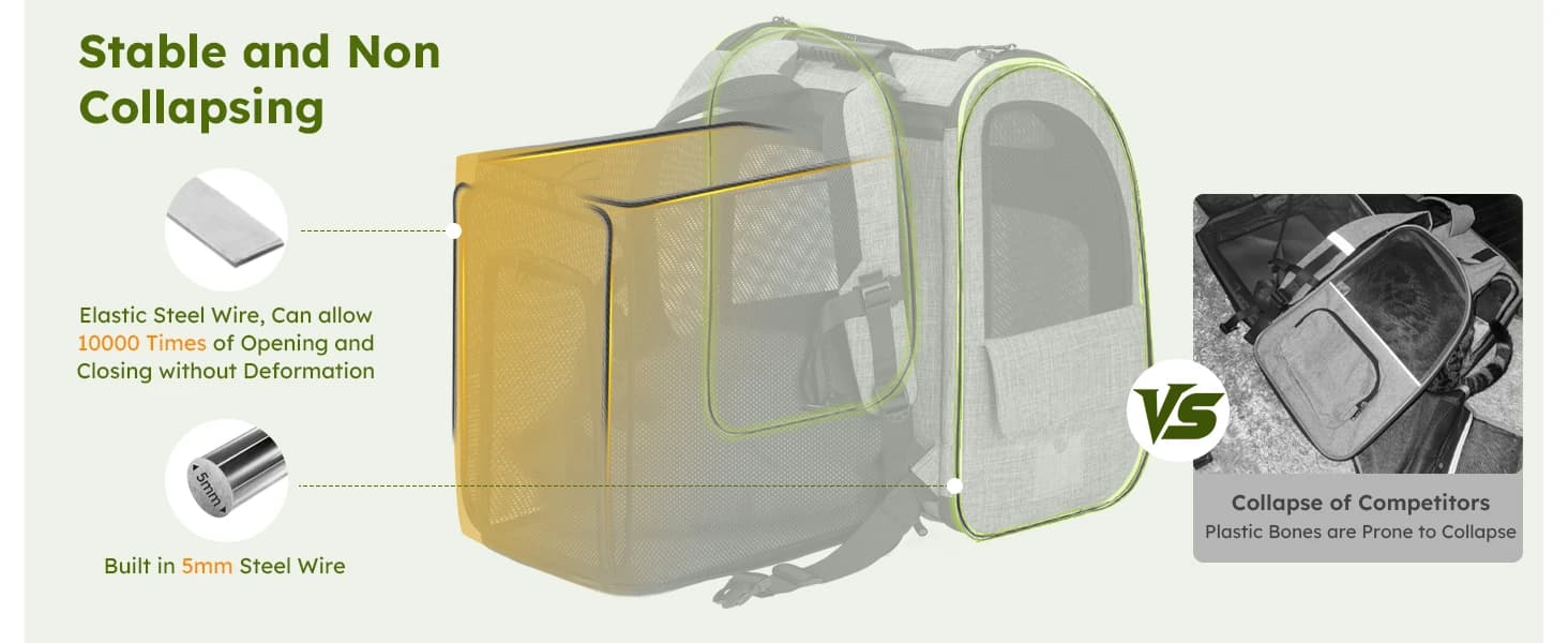 Cat Backpack Expandable — Cat Carrier Backpack with Breathable Window — collection imagery