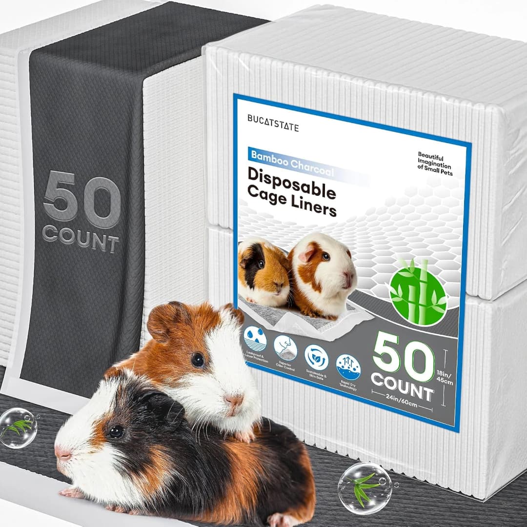 50 Count Disposable Guinea Pig Cage Liners