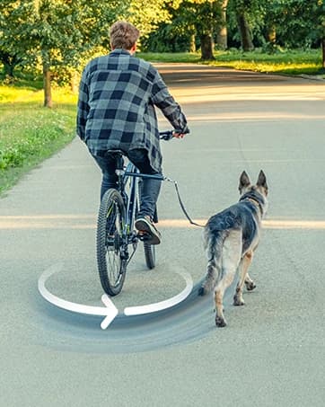 V2.0-180° Rotating Dog Bike Leash - with Shock Absorbers and Quick Attach Mechanism | Carbon Fiber | Detachable — collection imagery