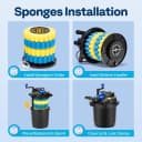 1580GPH Bio Pressure Pond Filter with 13W Light for Various Ponds