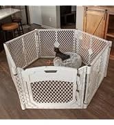 Universal Pet Gate: 26” - 42” Wide Dog Gate for Doorways with Pressure Fit or Swinging Door Hardware Mounting — collection imagery