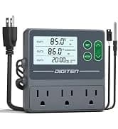 110V 15A Temperature Controller DTC151 Plug in Thermostat Outlet Digital Temperature Controller for Heat Mat — collection imagery