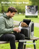 Cat Backpack Expandable — Cat Carrier Backpack with Breathable Window