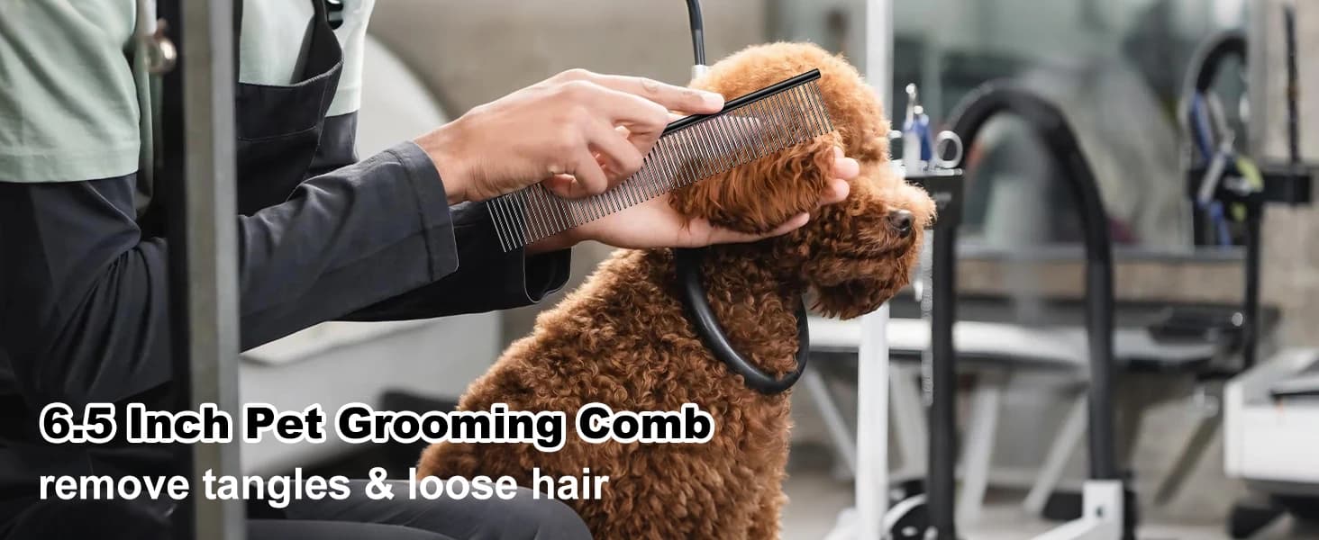 Dog Grooming Scissors Kit — 7 Inch Safety Pet Cat Shears Set — collection imagery