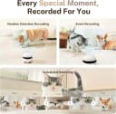 ROLA Mini Pet Camera Robot: 2K FamilyBot Mobile Home Companion