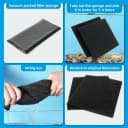 2 Pack Aquarium Bio Sponge Filter Media Pad Cut-to-Size Open Cell Foam Sheet for Fish Tank Sump (9" x 9" x
