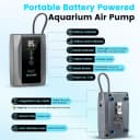 Battery Powered Aquarium Air Pump with Digital Display