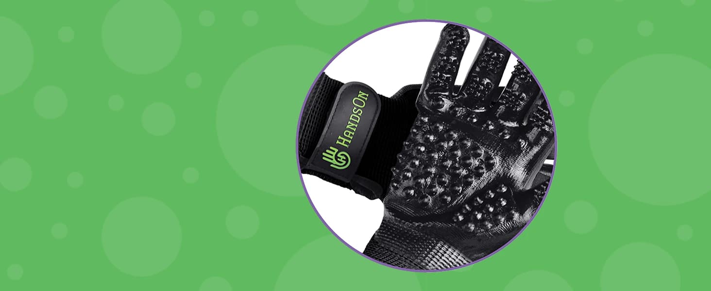 Flexible Rubber-Nodule Pet Grooming Gloves — collection imagery