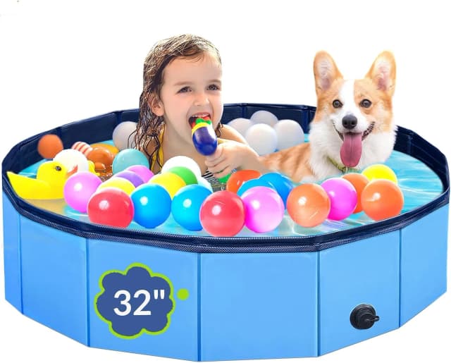 Dog Pool — Foldable Pet Swimming Pool with 6mm High-Strength PP Board