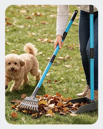 Dog Pooper Scooper — Stainless Metal Poop Scooper for Yard Long Handle — collection imagery