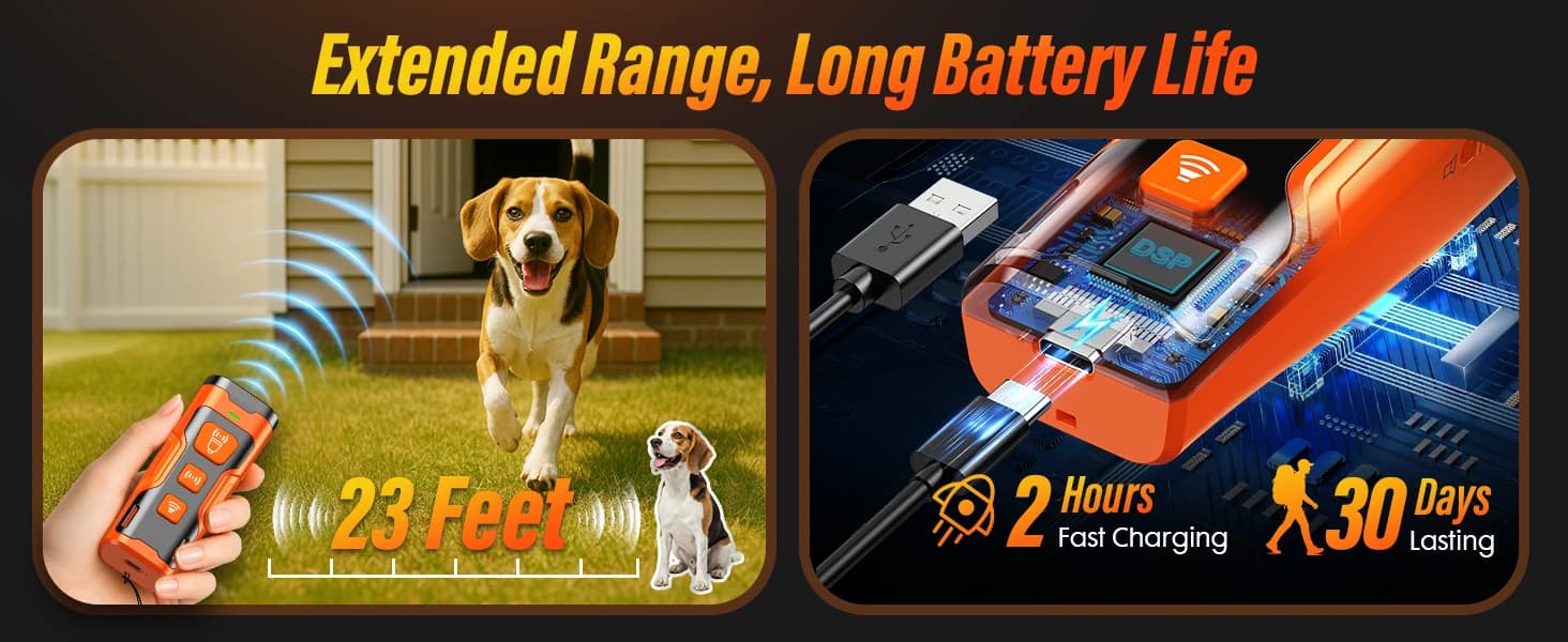 Dog Bark Deterrent Device — 3X Ultrasonic Anti Barking Devices — product details