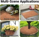 10 Pcs Reptile Carpet 12x12 Inch Coconut Fiber Mat for Tank Bedding