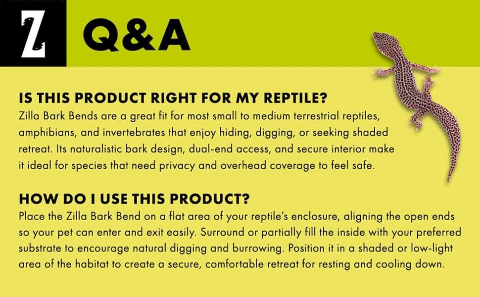 Bark Bends Reptile Hides for Geckos — product details
