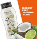 USA Dry Skin and Itch Relief Pet Shampoo for Dogs – Oatmeal Formula with Coconut Lime Verbena Scent & Pet
