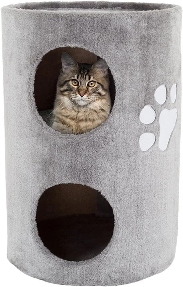 20.5-Inch Cat Condo - 2 Story Cat House with Sisal Scratch Pad