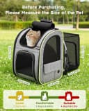Cat Backpack Expandable — Cat Carrier Backpack with Breathable Window