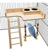 Parakeet Nesting Box — Wood Bird Nest House for Cage — collection imagery
