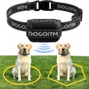GPS Wireless Dog Fence — No Subscription Dog Collar for Dogs 15Lbs+
