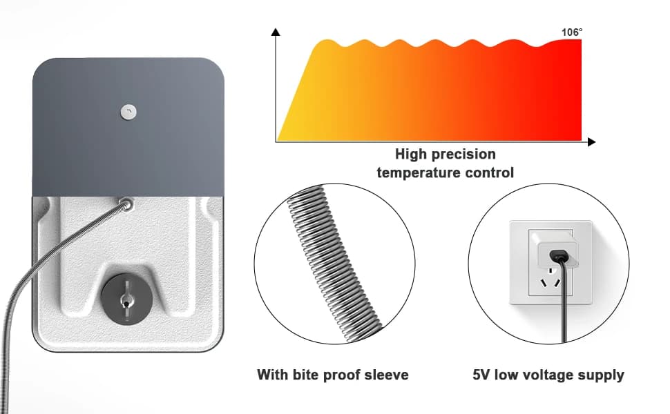 Indoor Bird Heater Pad — USB Bird Warmer Heater — product details