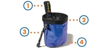 Treat Tote Dog Treat Pouch — 2 Cup Capacity — Product Features