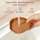 4Pcs Reptile Food Water Dish — Shallow Feeding Dish for Tortoise Terrarium