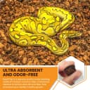 ReptiChip Reptile Substrate Coconut Chip Bedding 72 Quart Compressed Organic Coco Husk Block for Snake Habitat